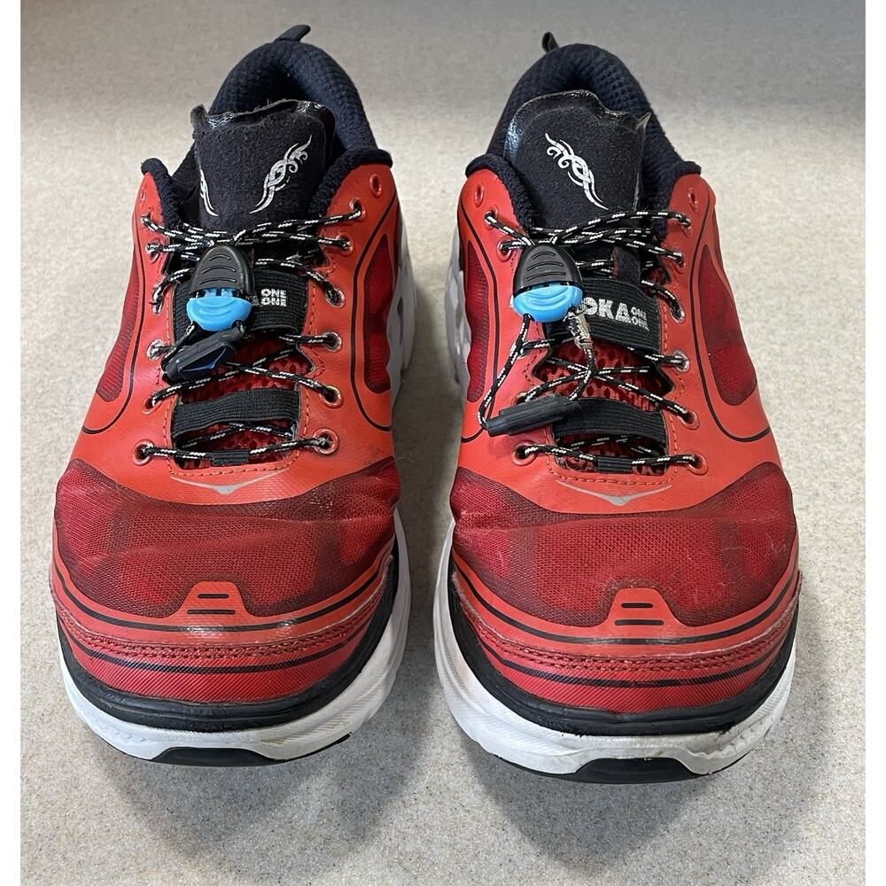 Hoka One One M Conquest Red Running Shoes Men’s Size 8.5 30108-025 - Picture 2 of 11